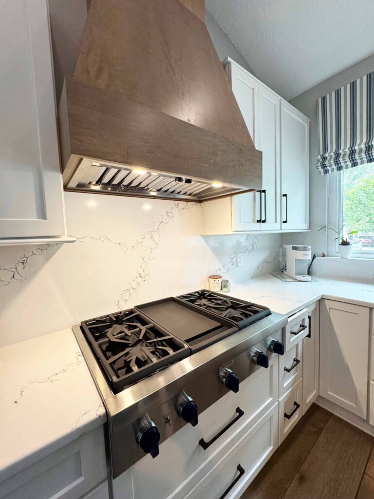 full quartz backsplash